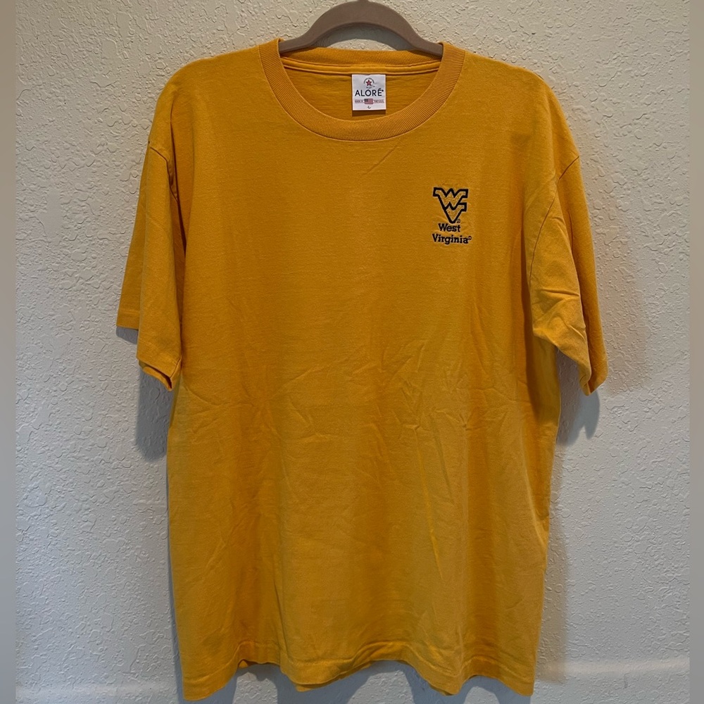 VTG UNIVERSITY OF WEST VIRGINIA single stitched *MADE IN USA men’s T-shirt |